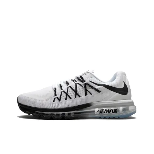 Nike Air Max 2015 Low Топ Марафон Беговые кроссовки Мужской Черный белый
