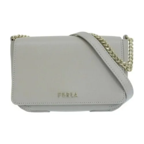 Furla Кожа Сумка через плечо Мини Женская Серого цвета