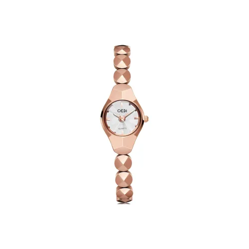 GEDI Кварцевый механизм Женские часы Белый циферблат