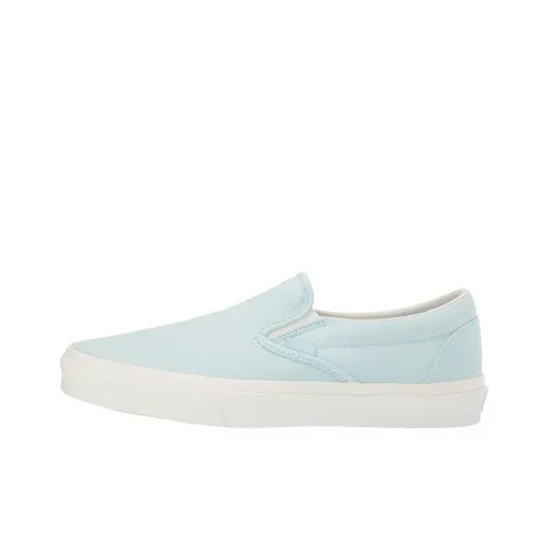 Vans Slip On Classic Low Top Скейтборд Кроссовки Женские Светло-Синий