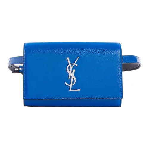 SAINT LAURENT Кожа Бананка Женская Королевский Синий