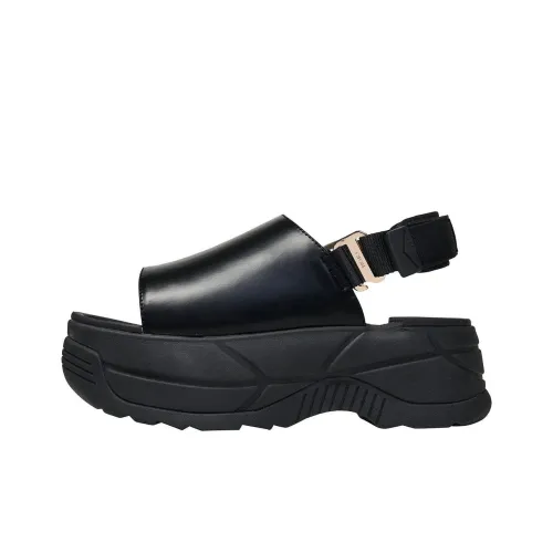 SHAKA Vacay Chunky One Ремешок Сандалии Женские Черные