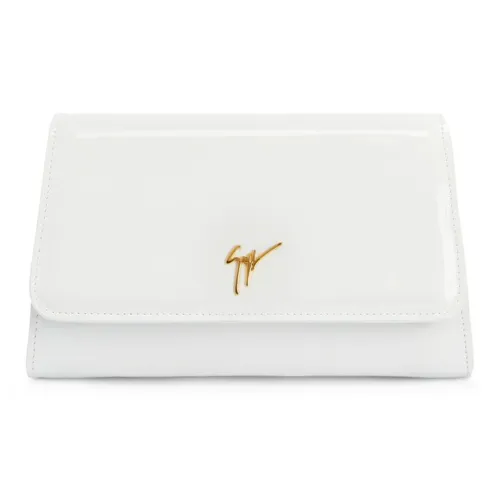 Giuseppe Zanotti GZ Синтетические ткани Одно плечо Через плечо Клатч Мини Женские Белые