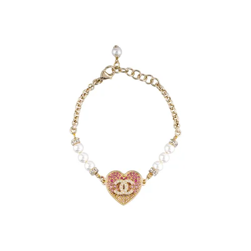 CHANEL Металлические браслеты золотые женские