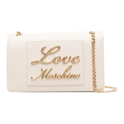 LOVE MOSCHINO Полиуретан Сумка Сумка через плечо Сумка через плечо Женская Светлый Бежевый
