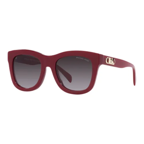 MICHAEL KORS Нерегулярная форма Солнцезащитные очки Женские Темно-красный