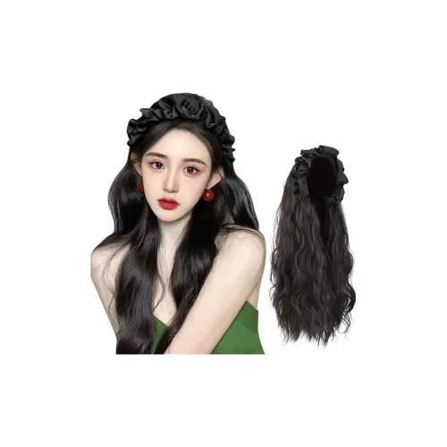 YOSEE Перука Облако Ободок Рябь Яйцо Roll Волосы Сладкий стиль Игривая Маленькая Принцесса Полу-Наушники Стиль