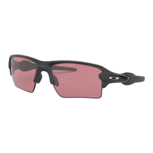 Oakley Пластик Нерегулярная форма Солнцезащитные очки Мужской Черный