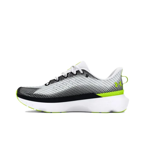 Under Armour Infinite Pro Slip-Resistant Abrasion-Resistant Breathable Low-Top Running Shoes Men's White Black Under Armour Infinite Pro противоскользящие устойчивые к истиранию дышащие низкие кеды для бега Мужские Белый Черный