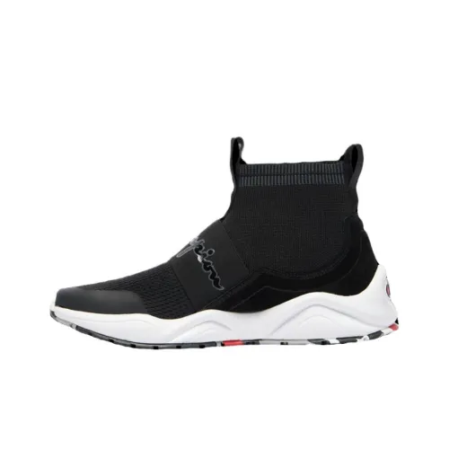 Champion RALLY Pro MIXER Амортизация Износостойкий Высокий Топ Повседневная Обувь Мужская Черная