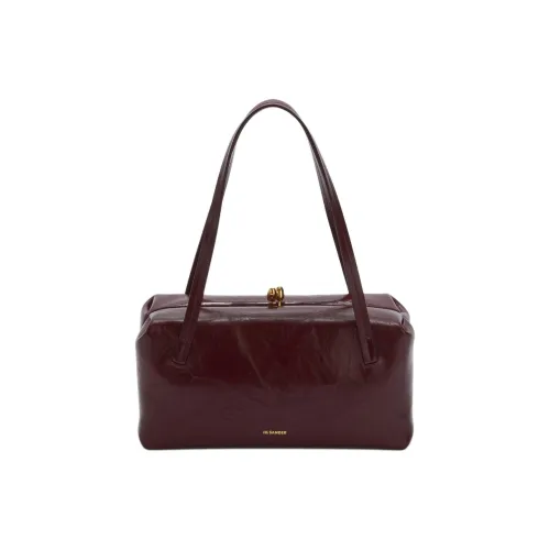 JIL SANDER Телячья кожа Одно плечо Сумка Маленькая Женская Бордовый