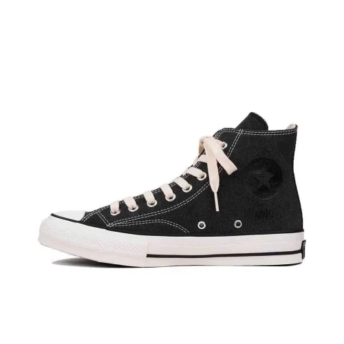 Converse Chuck 70 Устойчивые к истиранию амортизаторы Высокие кеды Унисекс Черные