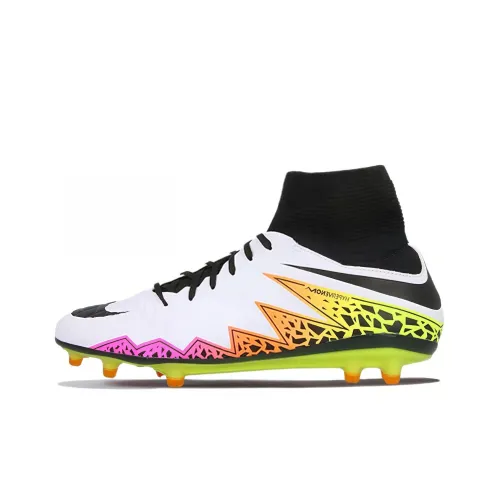 nike FG Твердый грунт Амортизаторы Shock Absorbers Противоскользящие Устойчивые к истиранию Футбольные бутсы Мужской Белый