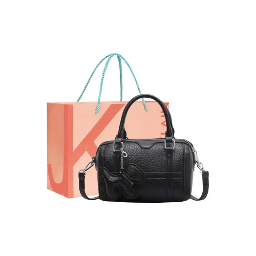 JANE KLAIN ПУ (полиуретан) Сумка Бостон Сумка Сумка через плечо Черный Экрю Бежевый Коричневый