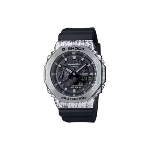 CASIO G SHOCK Collection Кварцевый механизм Смольный ремешок Часы Мужские Черный циферблат