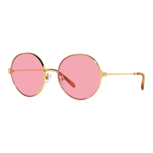TORY BURCH Металл Круглые Солнцезащитные очки Женские Золотые