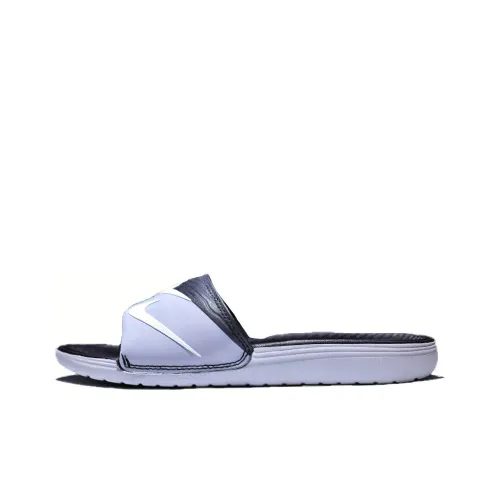 nike Резиновая подошва противоскользящие шлепанцы мужской синий черный пэчворк