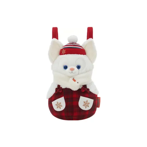 Disney 2023 Winter Duffy and Friends Snowman Series Полиэстер Рюкзак Стандартный Женский Красный Многоцветный