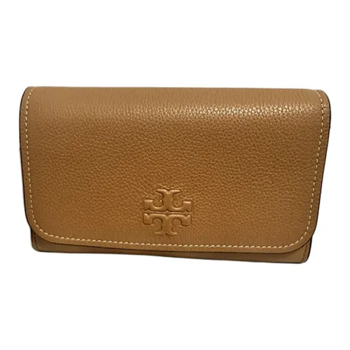 Tory Burch Кожа Сумка через плечо Женская Коричневая