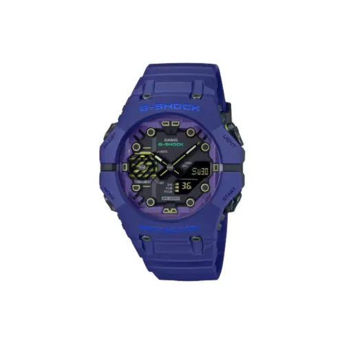 CASIO г Shock Collection Кварцевый механизм Смольный ремешок Часы Мужские Черный циферблат