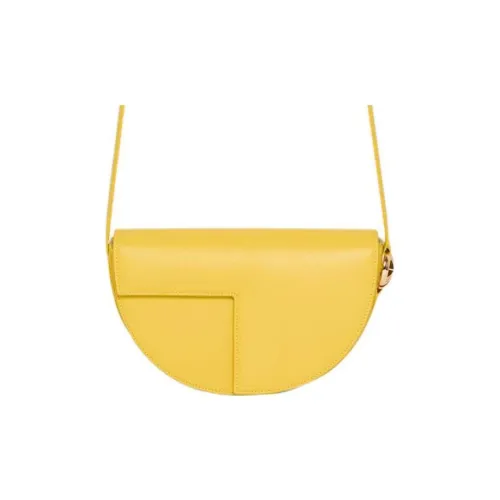 Patou Телячья кожа Сумка Сумка через плечо Женская Солнце Желтая