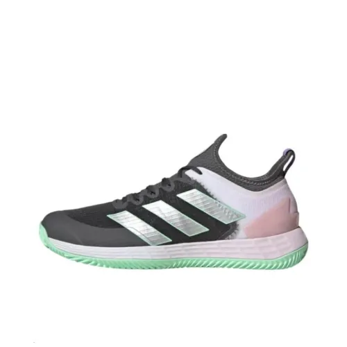 Adidas Adizero Ubersonic 4 Clay Court Противоскользящий Низкий Топ Теннисные Кроссовки Женские Серый Черный