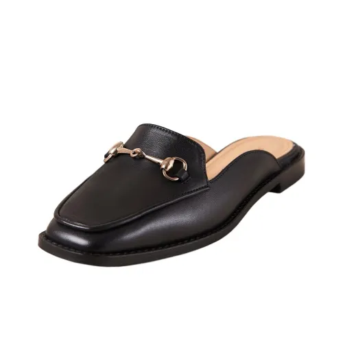 ALOHAS Домашние тапочки Женские Черные