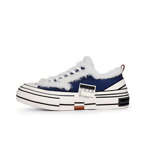 VESSEL Lows Зимний WARMERS Низкий Топ Кеды Унисекс Синий