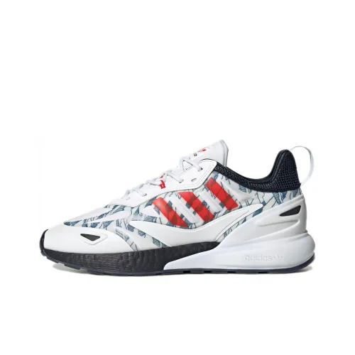 Adidas Originals ZX 2K BOOST 2,0 Low Топ Casual Унисекс Белый Красный