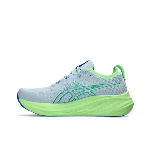 Asics Gel Nimbus 26 Амортизация Низкий Топ Беговые Кроссовки Мужские Серый Синий