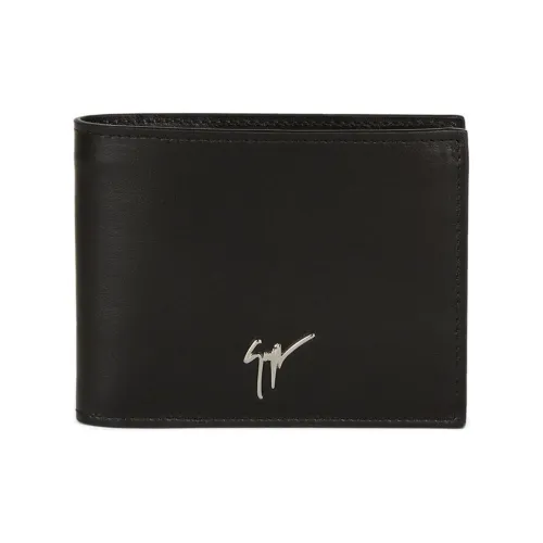 Giuseppe Zanotti GZ Leather Wallet Men's Black