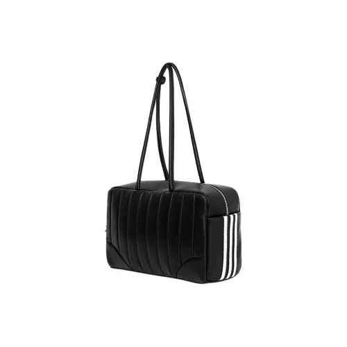 VENVENNET Полиуретан Bowling Bag Сумка Сумка через плечо Средняя Унисекс Черный