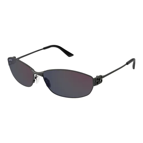 Balenciaga Металл Нерегулярная форма Солнцезащитные очки Мужской Черный