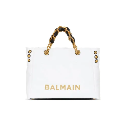 BALMAIN 1945 Коровья кожа Сумка Женская Белая