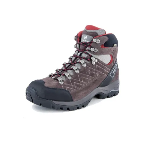 SCARPA Kailash Амортизаторы Slip-resistant High Top Уличная обувь Мужская Серый Красный