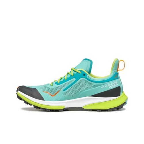 SCARPA Golden Gate KIMA Амортизация Износостойкие Низкие Кроссовки для Бега Женские Зеленые
