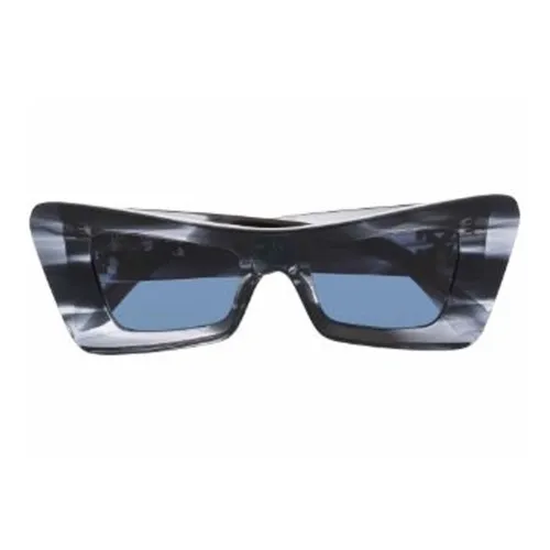 Off Белый кот Eye Солнцезащитные очки Мужской Синий