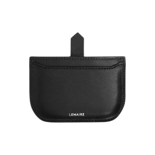 Lemaire Телячья кожа Держатель для карт Женские Черный