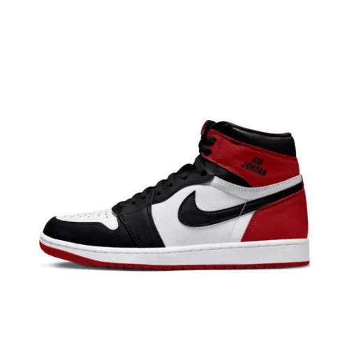 Jordan Air Jordan 1 High OG WMNS 'Латте' Амортизация Высокий Топ Винтажные Баскетбольные Кроссовки Мужской Черный Белый Красный