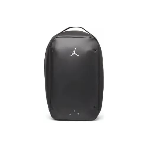 Jordan Polyester Backpack Standard Unisex Black Джордан Полиэстер Рюкзак Стандартный Унисекс Черный