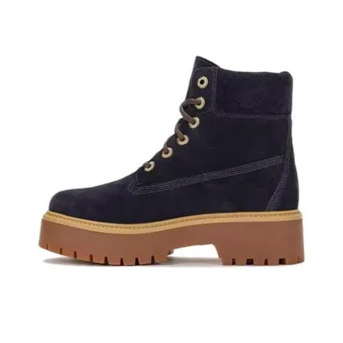 Timberland Термический Водонепроницаемый Устойчивый к истиранию Амортизация Короткий Аутдор Женский Синий