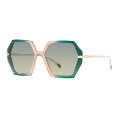 BVLGARI Нерегулярная форма Солнцезащитные очки Женские Зеленый