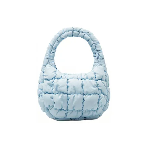 COS Полиэстер Облачная Сумка Сумка Стандартная Женская Светло-Синяя