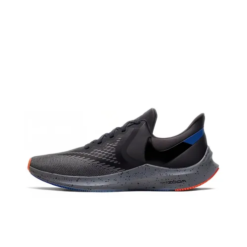 Nike Zoom Winflo 6 Low Топ Беговые кроссовки Унисекс Черный