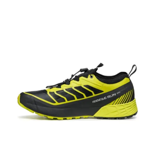 SCARPA Ribelle Беговые кроссовки Низкий Топ Желтый Мужской