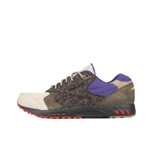 Bodega Inferno x Reebok Амортизация Износостойкий Низкий Топ Повседневная Обувь Унисекс Коричневый Фиолетовый