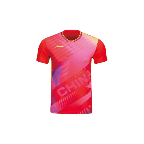 LINING Table Tennis Series Total Вишнево-красный Унисекс Настольный теннис Одежда