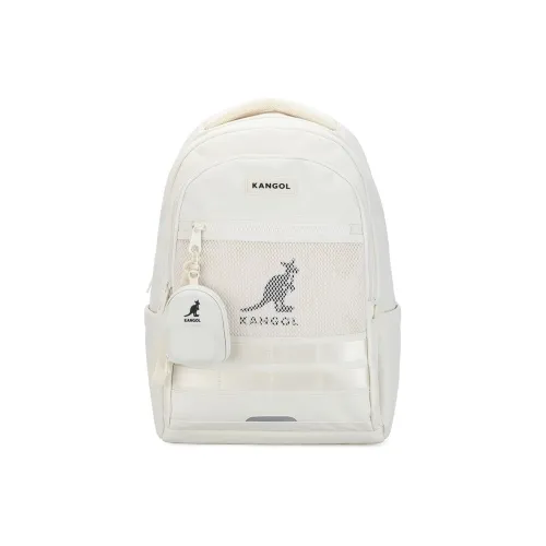 KANGOL Нейлон Рюкзак Стандартный Унисекс Айвори Белый