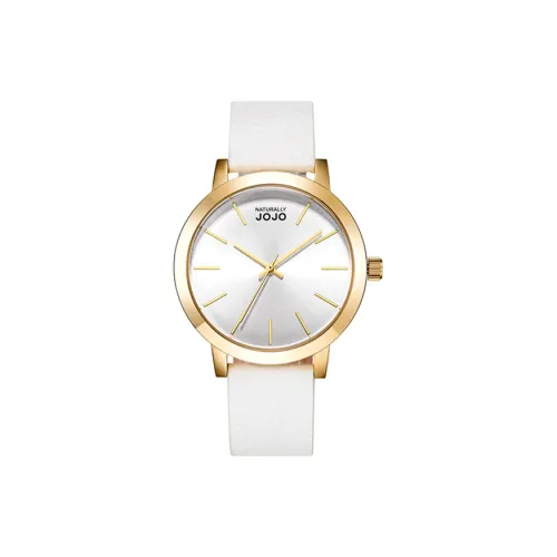 NATURALLYJOJO Наручные часы кварцевый механизм белый циферблат женские часы модель JO95200 белое лицо