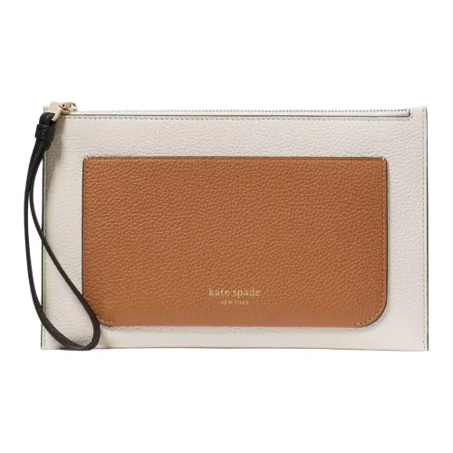 Kate Spade Litchi Grain Кожа Кошелек Женские Пергамент Бумага Многоцветный